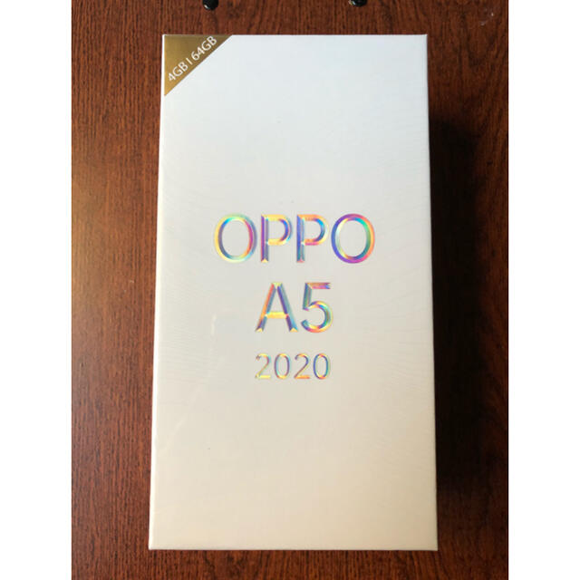 【新品未使用・未開封】OPPO A5 2020 ブルー　SIMフリー②