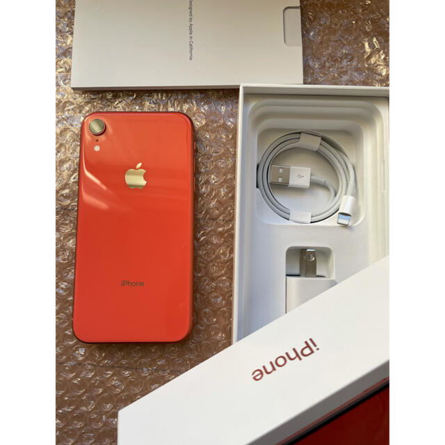 iPhone XR Coralコーラル 64GB SIMフリー