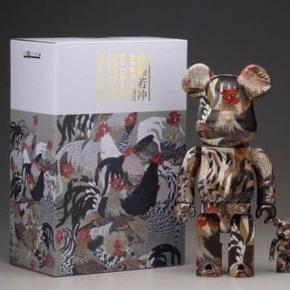 メディコムトイ(MEDICOM TOY)のBE@RBRICK ベアブリック 伊藤若冲「群鶏図」 100% ＆ 400% (その他)