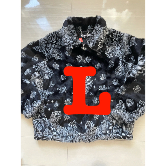 SUPREME Bandana Faux Fur Bomber Jacket