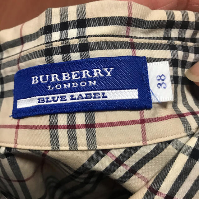 BURBERRY BLUE LABEL(バーバリーブルーレーベル)の美品バーバリーブルーレーベル　レディースシャツ レディースのトップス(シャツ/ブラウス(長袖/七分))の商品写真