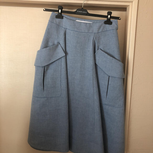 CARVEN カルヴェン ミモレ丈スカート38サイズ - grupobatia.com.mx