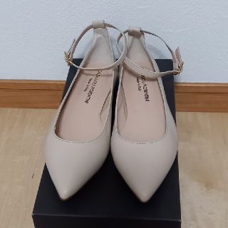 デミルクスビームス(Demi-Luxe BEAMS)の新品♡ CALZAIUOLI FIORENTINI アンクルストラップ パンプス(バレエシューズ)