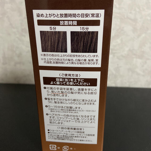 ヘアボーテエクラボタニカルエアーカラーフォームダークブラウン150ｇ