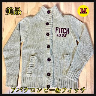 アバクロンビーアンドフィッチ(Abercrombie&Fitch)のアバクロンビー&フィッチ　カシミア混　インディアン柄　ニットジャケット　M(ニット/セーター)