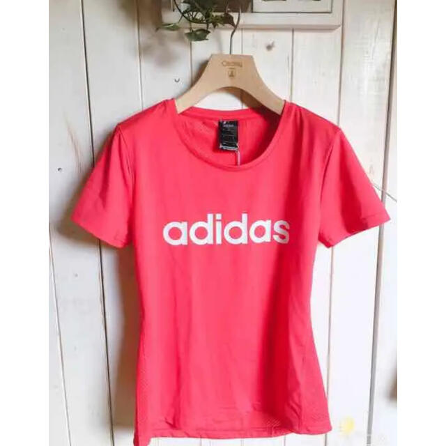 adidas(アディダス)の【新品】adidas レディース半袖Tシャツ　Lサイズ スポーツ/アウトドアのランニング(ウェア)の商品写真