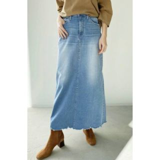 アパルトモンドゥーズィエムクラス(L'Appartement DEUXIEME CLASSE)の L'Appartement  GOOD GRIEF DENIM スカート 38(ロングスカート)