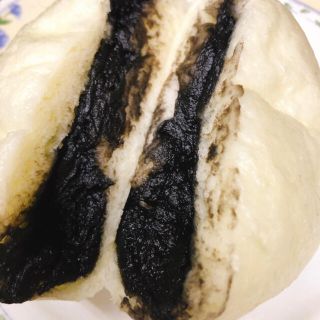 無添加黒ごままん　皮もちもち　黒ごまたっぷり　優しい甘さ　美味しい(野菜)