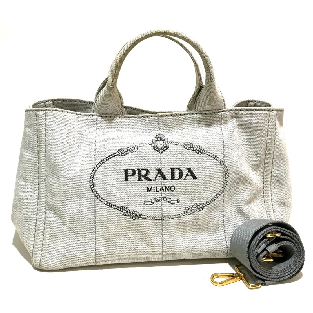 PRADA プラダ カナパ デニム 2way