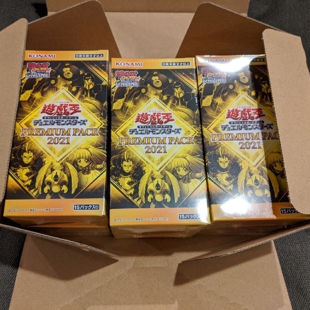遊戯王 プレミアムパック2021 6BOX 新品未開封 シュリンク付き
