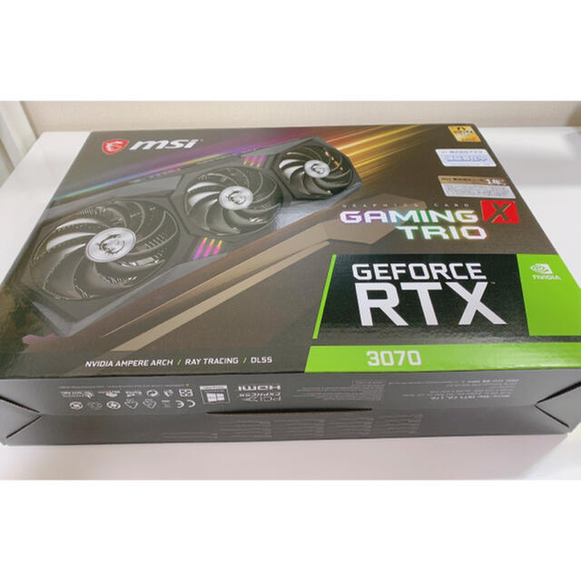 新品 MSI GeForce RTX 3070 GAMING X TRIO 即日