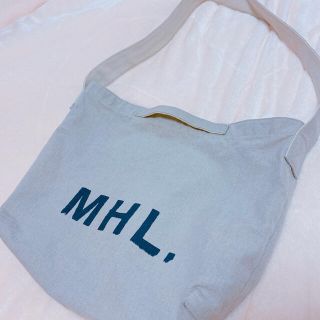 マーガレットハウエル(MARGARET HOWELL)の【MHL.】値下げ！ショルダーバック/HEAVY LINEN CANVAS(ショルダーバッグ)