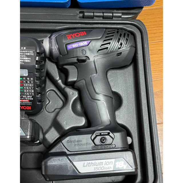 RYOBI - RYOBI 充電式インパクトドライバーBID-1805の通販 by ロベかる