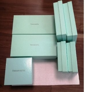 ティファニー(Tiffany & Co.)のティファニー 空箱 6個とおまけ(ショップ袋)