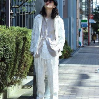 MASU JACQARD PAJAMA BLOUSON 20ss 46 | www.chilemonoloco.com