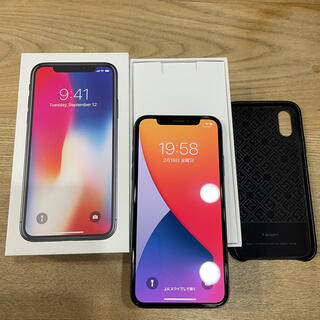 アイフォーン(iPhone)のiPhoneX 256GB SIMフリー(スマートフォン本体)