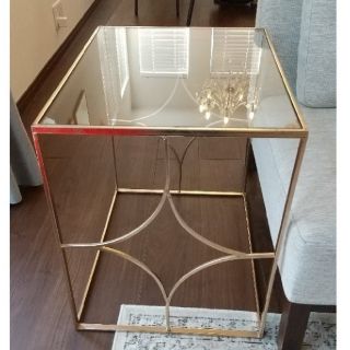 SALE 新品 ZARA HOME ザラホーム ピンクマーブル サイドテーブル