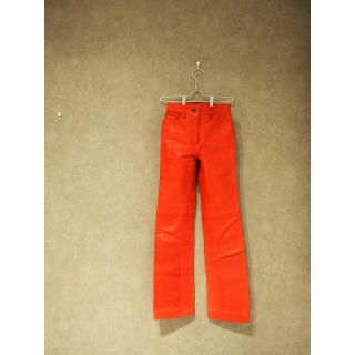 ゴーサンゴーイチプールオム(5351 POUR LES HOMMES)の“5351” cowhide leather red pants(スラックス)