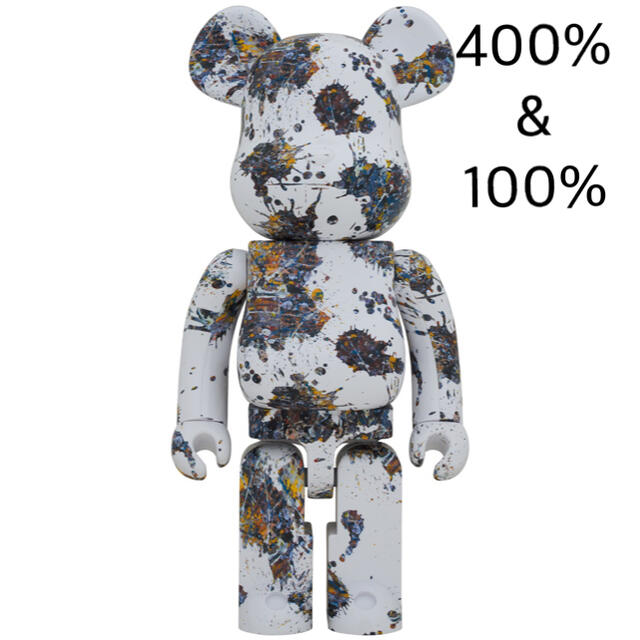 MEDICOM TOY(メディコムトイ)のBE@RBRICK Jackson Pollock SPLASH  エンタメ/ホビーのフィギュア(その他)の商品写真