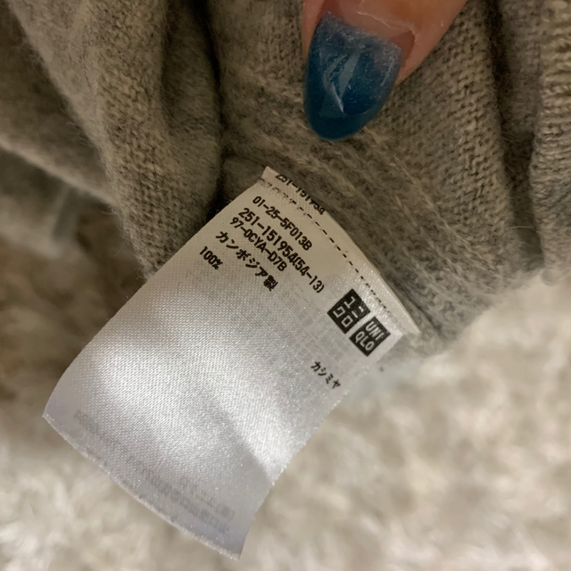 UNIQLO(ユニクロ)のUNIQLO カシミヤタートルネック ニットセーター レディースのトップス(ニット/セーター)の商品写真