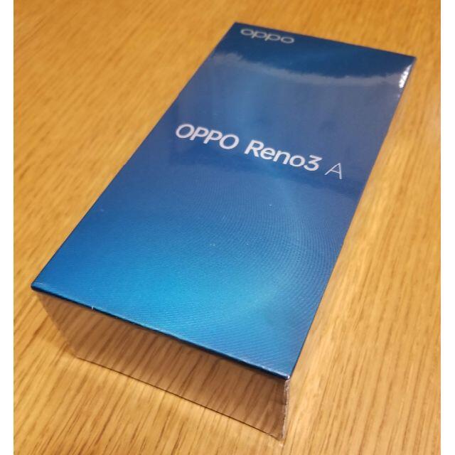 新品/未開封】OPPO Reno3 A ホワイト SIMフリー - スマートフォン本体