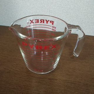 パイレックス(Pyrex)のパイレックスメジャーカップ　アメリカ製　レトロ　(調理道具/製菓道具)