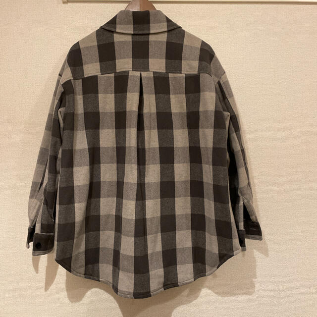 UNUSED block check shirt jacket キムタク着用