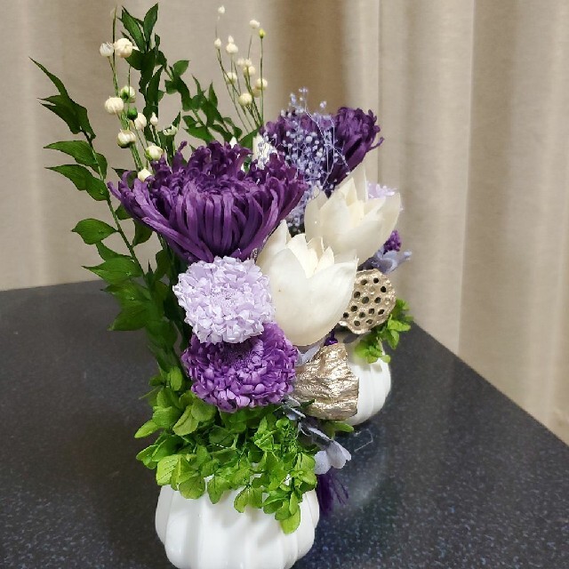特選お仏壇用の仏花 蓮の花 (清らかな心) 一対プリザーブドフラワー 特選お仏壇用の仏花 蓮の花 (清らかな心) 一対プリザーブドフラワー