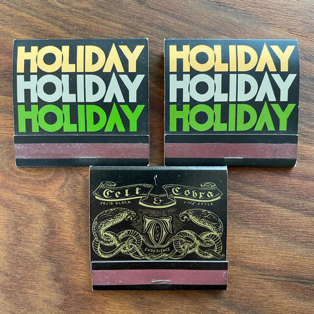 Celt and Cobra - Celt & Cobra HOLIDAY 非売品 マッチ セットの Celt and Cobra - Celt & Cobra HOLIDAY 非売品 マッチ セットの