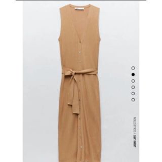 ザラ(ZARA)の新品　ZARA ニットワンピース(ロングワンピース/マキシワンピース)