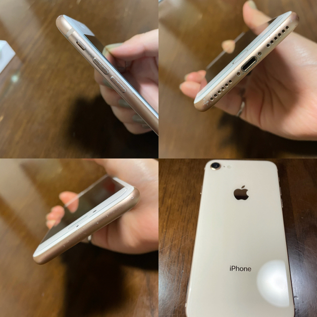 Apple(アップル)のiPhone8 64GB ゴールド 本体 SIMロック解除済み スマホ/家電/カメラのスマートフォン/携帯電話(スマートフォン本体)の商品写真