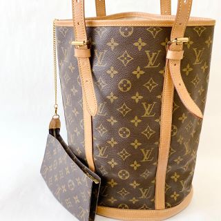 LOUISVUITTON◎ルイヴィトン　モノグラム　バケットGM ポーチ付