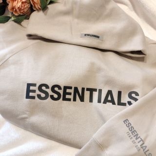 フィアオブゴッド(FEAR OF GOD)のessentials 完売 2020AW再入荷 タン パーカー(パーカー)