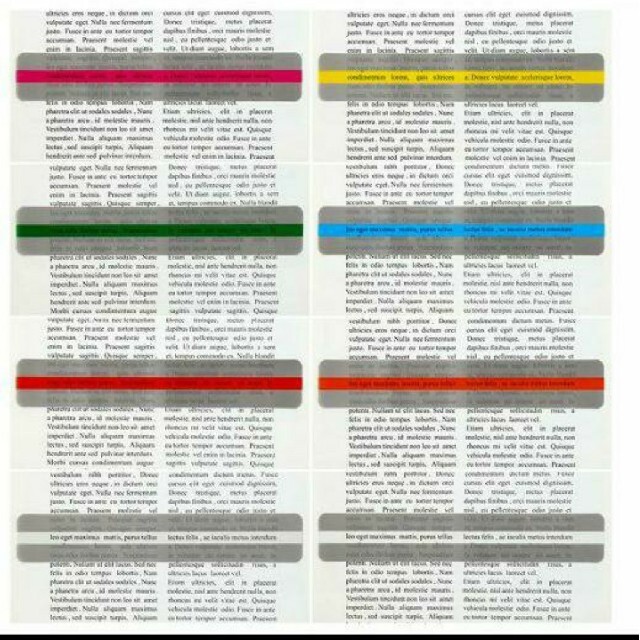 【新品】リーディングトラッカー 8色 しおり 読書用 ハンドメイドの文具/ステーショナリー(しおり/ステッカー)の商品写真