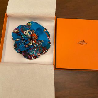 エルメス(Hermes)のエルメス　極美品　フローラ　コサージュ(コサージュ/ブローチ)