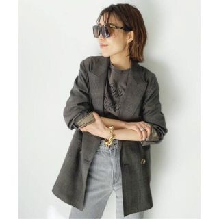 アパルトモンドゥーズィエムクラス(L'Appartement DEUXIEME CLASSE)のCOUTURE D'ADAMクチュールドアダム　Glencheck Jacket(テーラードジャケット)