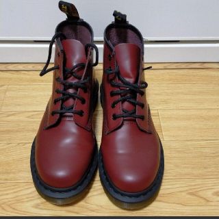 ドクターマーチン(Dr.Martens)のドクターマーチン　Dr Martens 6ホール　チェリーレッド　試着のみ(ブーツ)