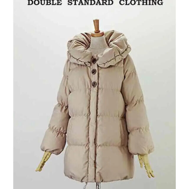 カラーグレージュよりのベージュDOUBLE STANDARD CLOTHING ダブスタ　ダウンコート