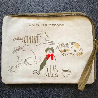 アデュートリステス(ADIEU TRISTESSE)のアデュートリステス　トラネコボンボンフラットポーチ(ポーチ)