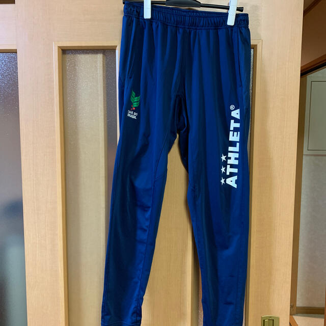 ATHLETA(アスレタ)のATHLETA アスレタ  パンツ　ジャージ下　紺　サイズL スポーツ/アウトドアのサッカー/フットサル(ウェア)の商品写真