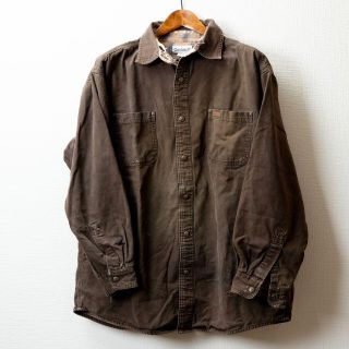 カーハート(carhartt)のCARHART カーハート コートジャケット ダークブラウン　S296(カバーオール)