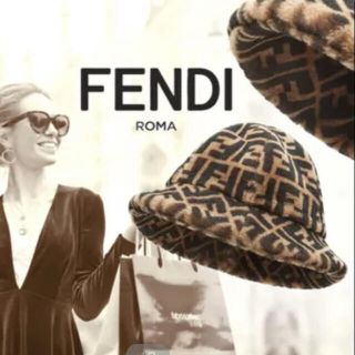 フェンディ(FENDI)のAyAkO様専用★ ブラウンシアリング ハット(ハット)