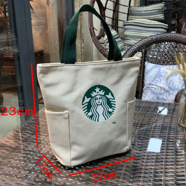 Starbucks Coffee(スターバックスコーヒー)のスターバックス トートバッグ ランチバッグ レディースのバッグ(トートバッグ)の商品写真