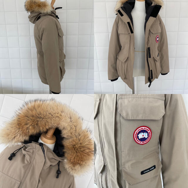 CANADA GOOSE(カナダグース)のカナダグース　ダウンジャケット　ベージュ レディースのジャケット/アウター(ダウンジャケット)の商品写真