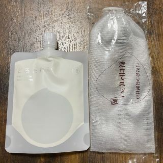 ケンコー(Kenko)のどろあわわ 洗顔　110g×1個 どろ豆乳石鹸 専用ネット付き(洗顔料)