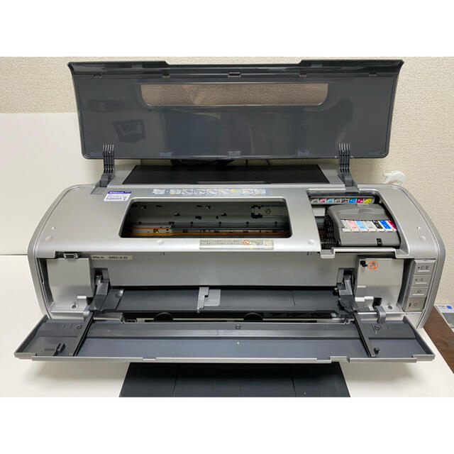 EPSON(エプソン)のジャンクEPSON PX5500 プリンター 純正インクカートリッジ 33 37 スマホ/家電/カメラのPC/タブレット(PC周辺機器)の商品写真