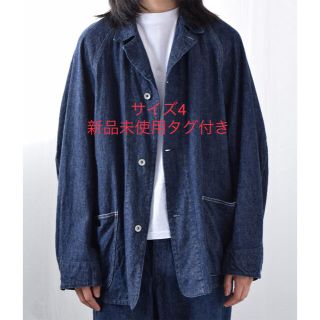 コモリ(COMOLI)のCOMOLI デニムワークジャケット (NAVY) サイズ4(Gジャン/デニムジャケット)