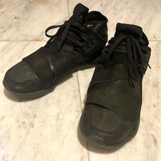 Y-3 qasa high カーサハイ トリプルブラック レザー ヨウジヤマモト