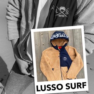 ロンハーマン(Ron Herman)の春のコーデ☆LUSSO SURF フリースジャケット　Sサイズ☆RVCA(ブルゾン)