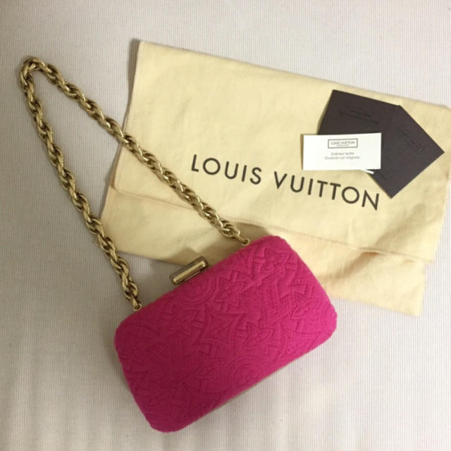 LOUIS VUITTON(ルイヴィトン)の超レア限定♡モノグラム ピンククラッチ/ハンドバッグ レディースのバッグ(クラッチバッグ)の商品写真